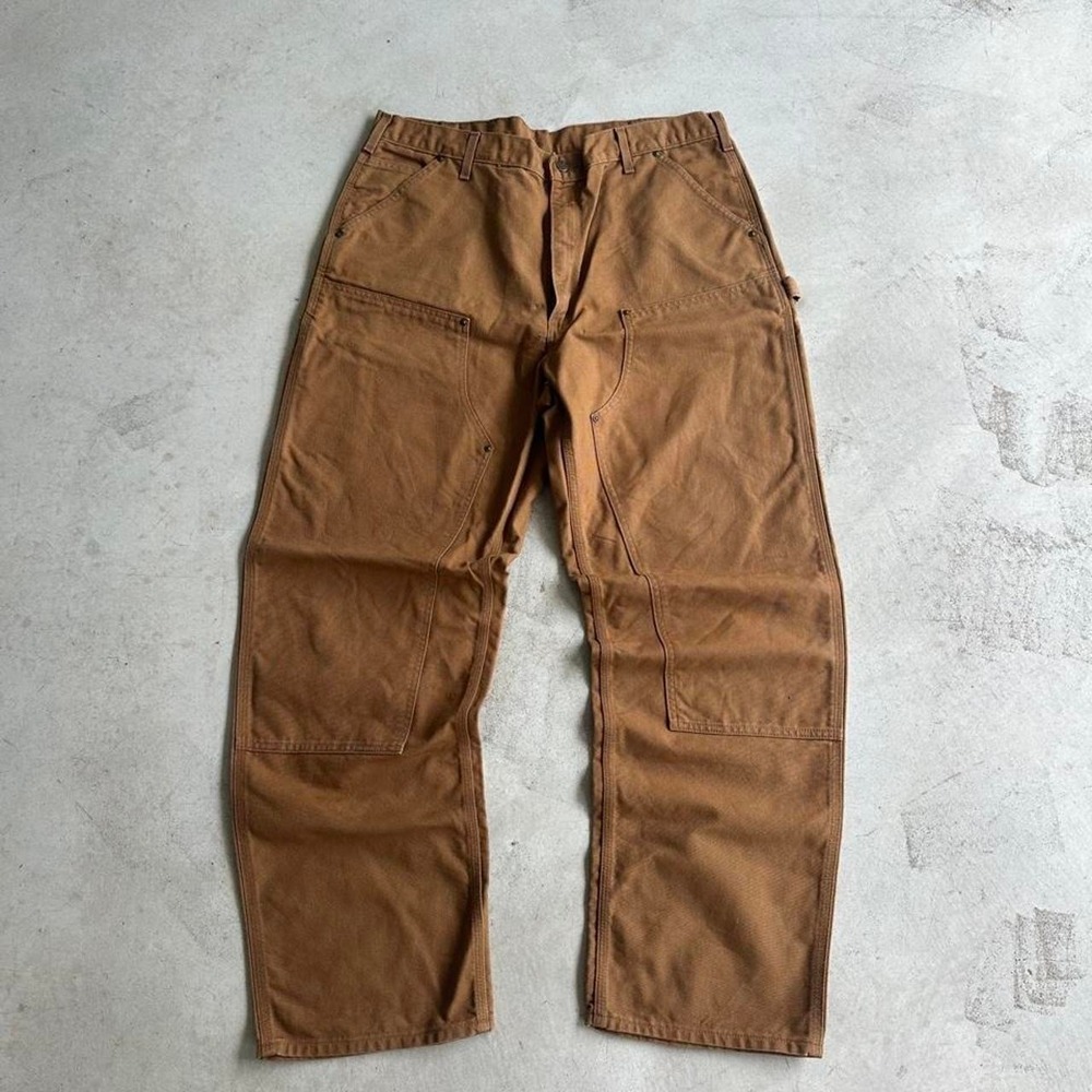 Vintage Carhartt Brown Double Knee Pants Size 38
